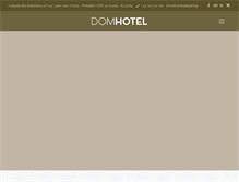 Tablet Screenshot of domhotel.pt